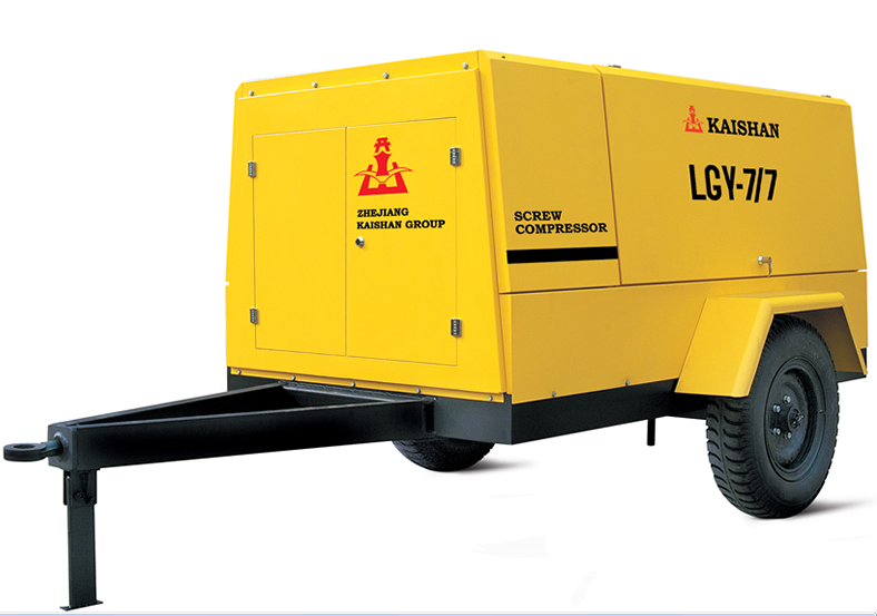 開山牌電動柴動螺桿式空壓機